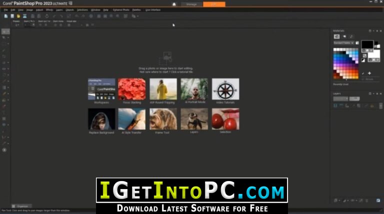 free instals Corel Paintshop 2023 Pro Ultimate 25.2.0.58