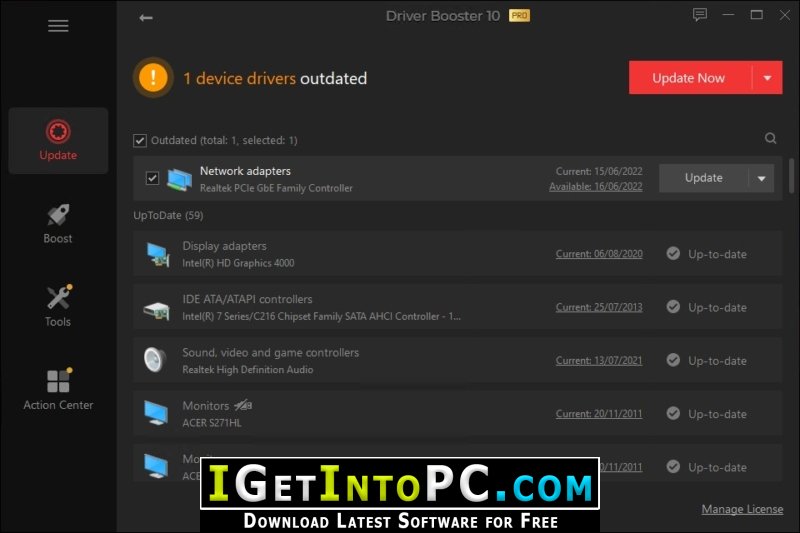 IObit Driver Booster Pro 2021 Free Download