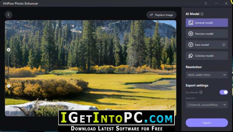 for windows download HitPaw Video Enhancer 1.7.1.0