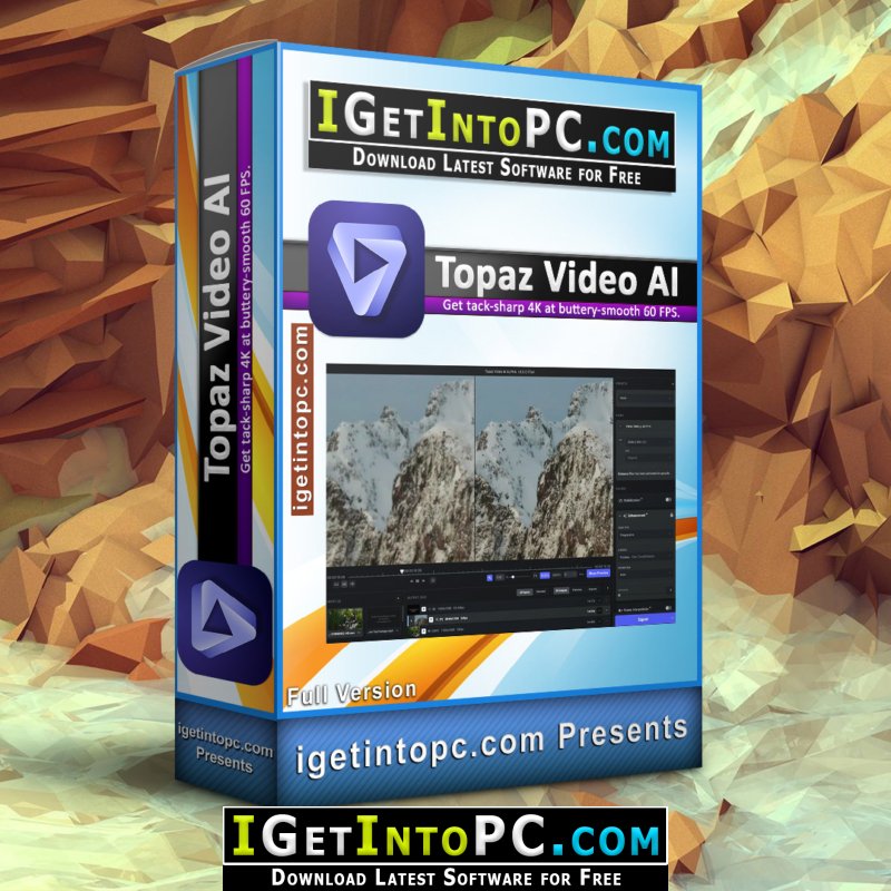 for windows download Topaz Video AI