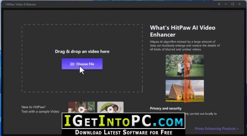 free instals HitPaw Video Enhancer 1.7.0.0