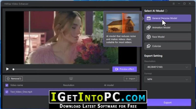 free instals HitPaw Video Enhancer 1.7.0.0