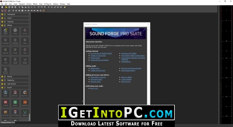 free instal MAGIX SOUND FORGE Pro Suite 17.0.2.109