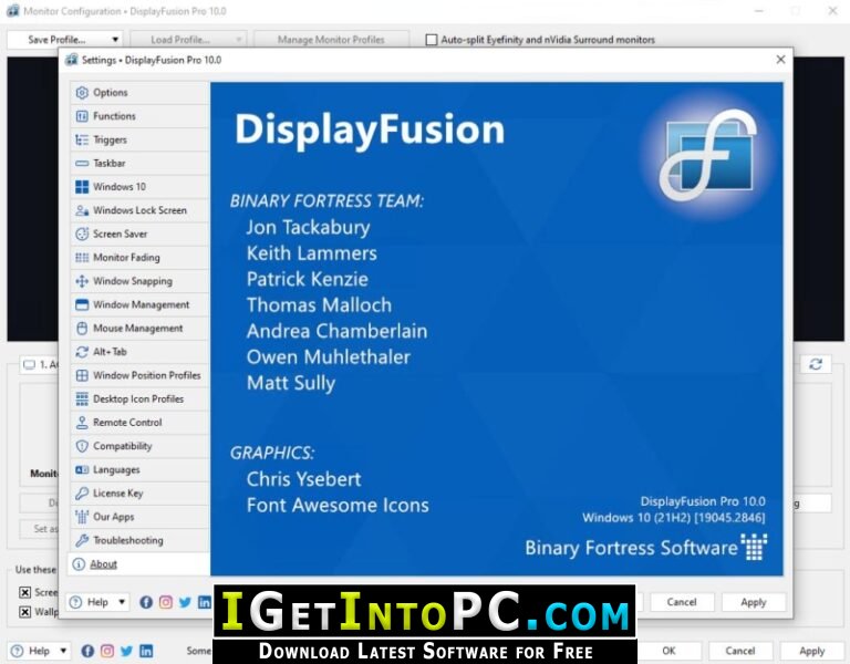 instal DisplayFusion Pro 10.1.1