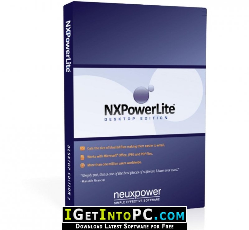 Download NXPowerLite Desktop Edition 10 Free Download macOS
