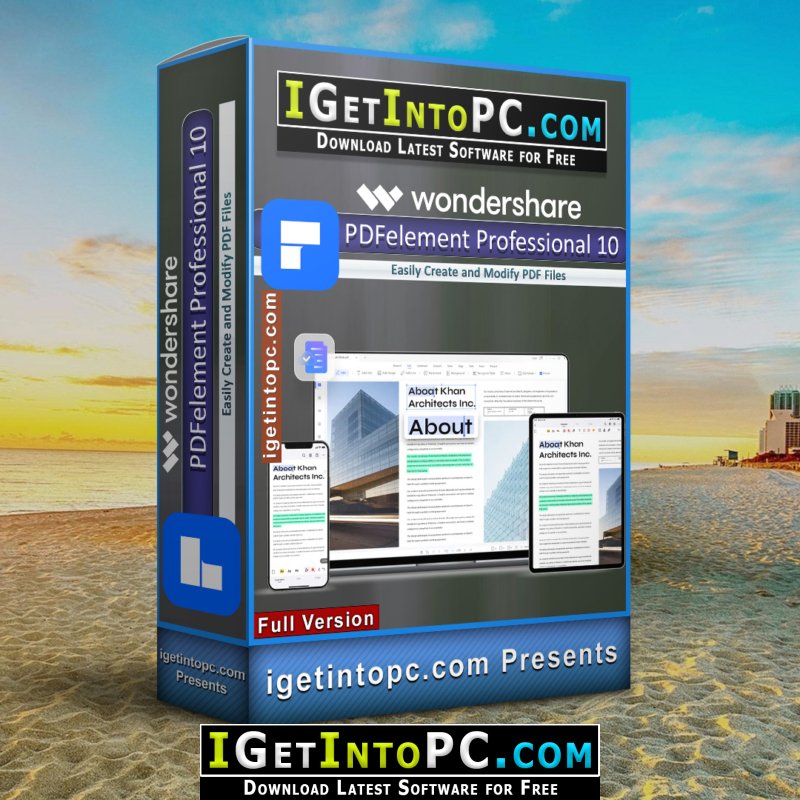 Download Wondershare PDFelement Professional 10 Free Download