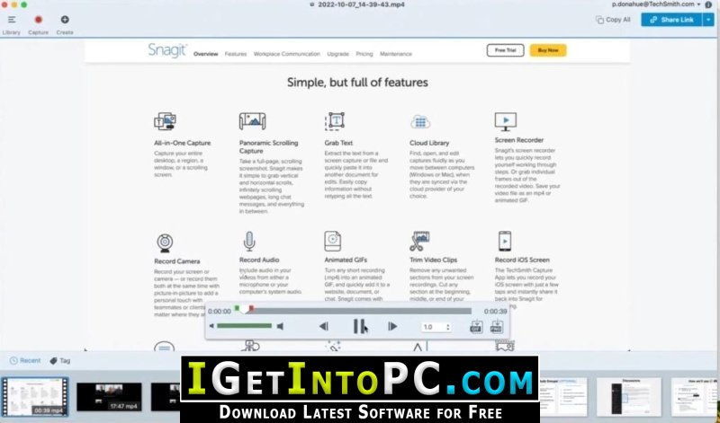 TechSmith Snagit 2024 Free Download