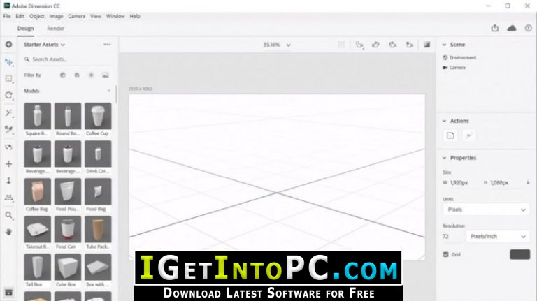 Adobe Dimension CC 4 Free Download