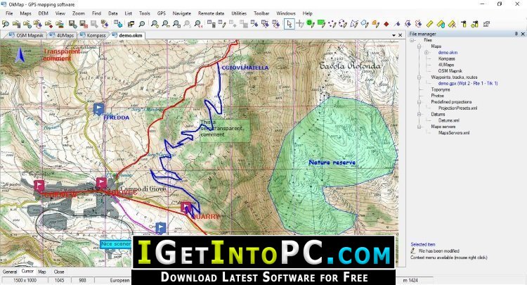 OkMap Desktop 19 Free Download