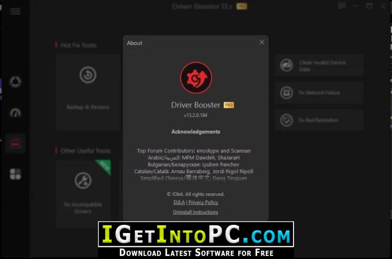 IObit Driver Booster Pro 13 Free Download