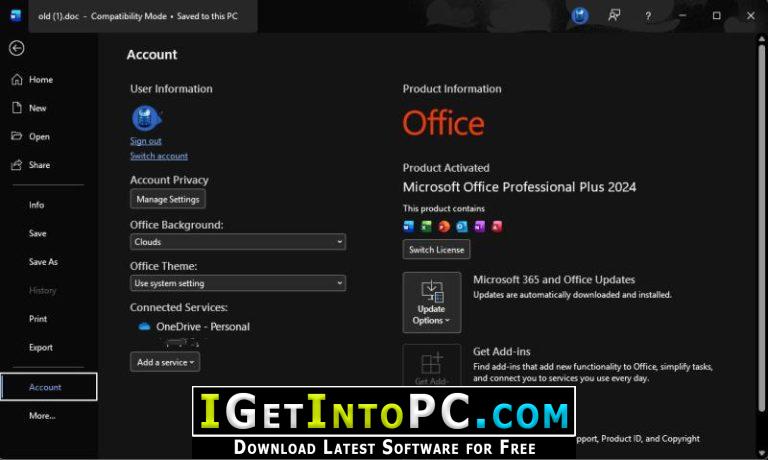 Microsoft Office 2024 Pro Plus 2026 Version Free Download
