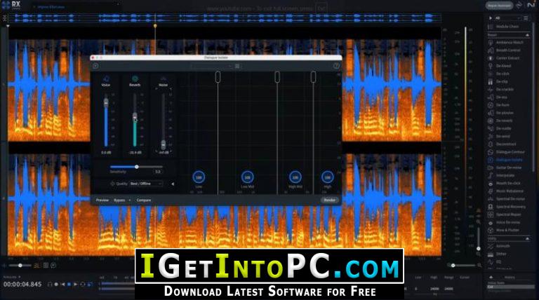 Profile Rx Hand IZotope RX 11 Audio Editor Advanced 11 Free Download